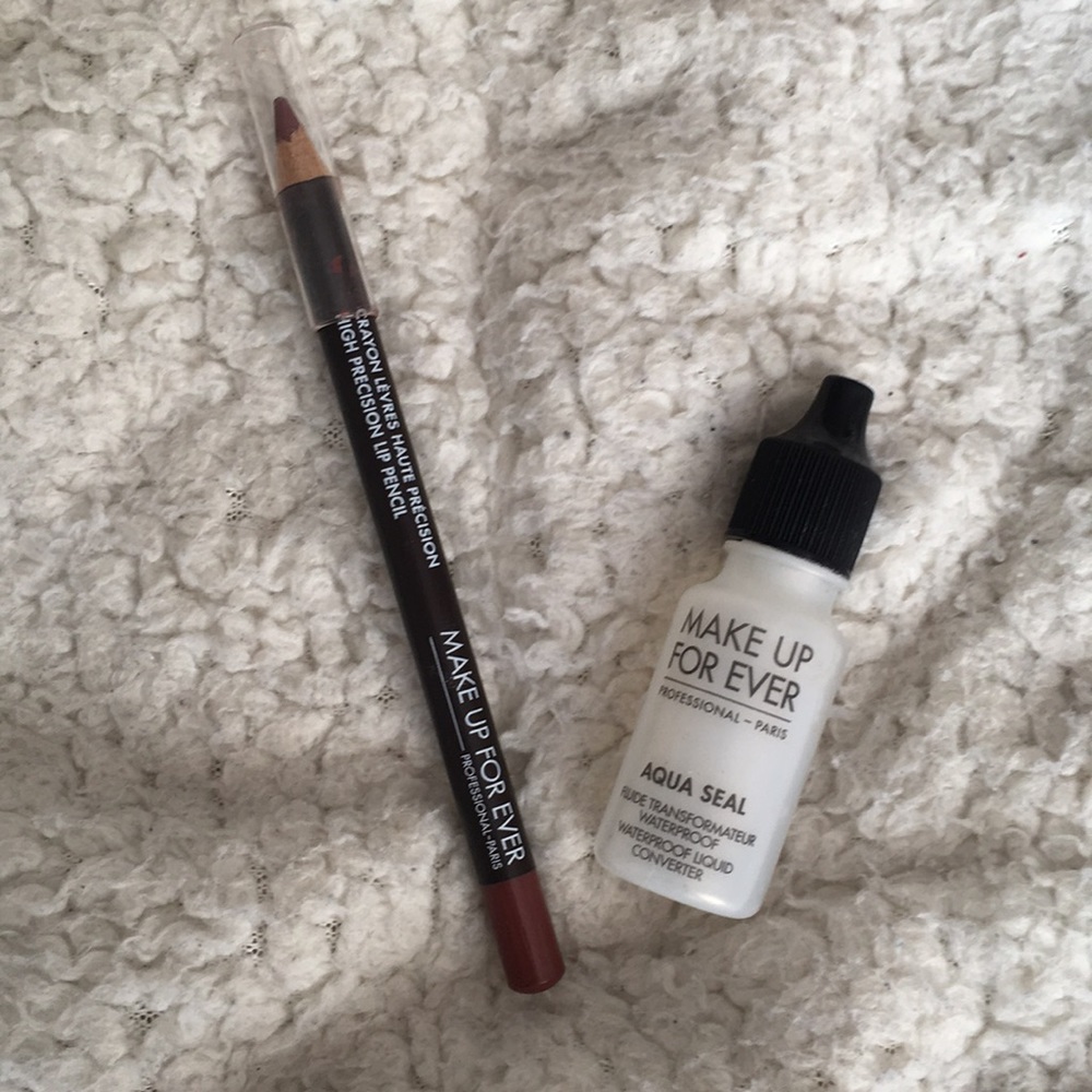 makeup forever aqua seal & lip pencil bundle